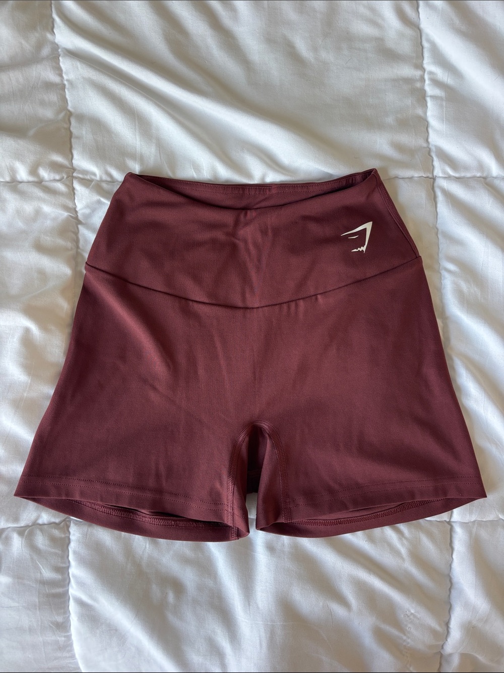 Gymshark Women’s High-Waist Bike Shorts - Burgundy